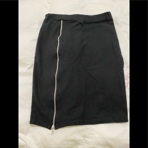 Black pencil skirt